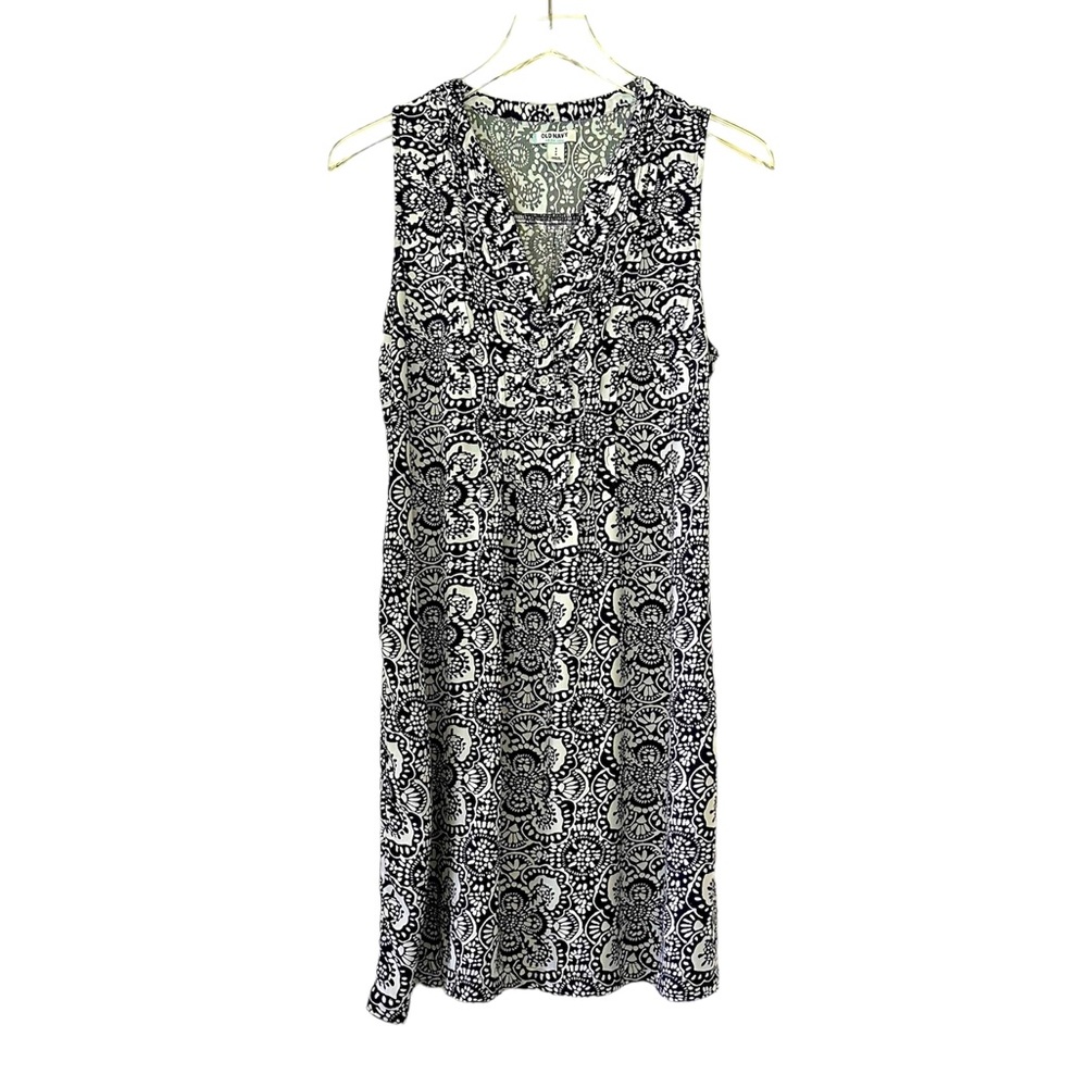 OLD NAVY Women's Dark Navy Blue & White Sleeveless Dress Size Small